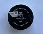 Alex Nedeljkovic Game Used Puck Goalie Goal Game - Penguins V Sabres 1 17 2025