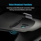 Bluetooth 5 0 Handsfree Car Kit Speaker 2w Wireless Audio Receiver  Music Player