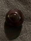 Christensen Agate Deep Burgundy Pontil Shooter Marble 7 8   