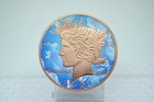 Roll Of 20 Peace Dollar Colorized Coin 1 Avdp Oz  999 Fine Copper Round