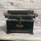 Antique Royal Model 10 Black Typewriter For Parts