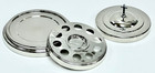 Compact Communion Tray Set Silver Stainless Steel 10-cup   Tray Lid Base Insert