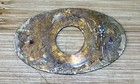 Vintage Slingerland Black   Gold Oval Drum Badge W serial Number 143860 Niles Il
