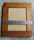 Antique Scovill   Adams Co  4x5 Wood Printing Frame