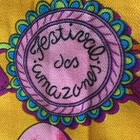Vintage Wrap  Shawl  Scarf Festival Des Amazones Viscose Colorful Mexican 53x49   