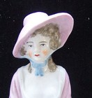 Vintage Half Or Pin Cushion Doll Styled As Louis Xv Lady  Incldes Us Tarif  abi 
