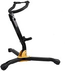 Foldable Saxophone Stand  Alto tenor Sax Stand Metal Black And Yellow 