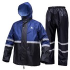 Rain Suit  High Visibility Reflective Safety Jacket  Lightweight Xx-large Blue