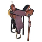 Zi Comfytack Western Horse Barrel Racing Trail Pleasure American Leather Saddle