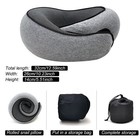 Memory Foam Travel Neck Pillow U-shape Adjustable Soft Support Cushion