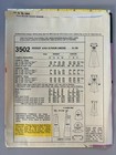Vintage 70s Mccall s 3502 Sewing Pattern Junior Dress Size 9 Uncut Ff