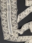Vintage Lot Of Bobbin Lace Insertion Good Salvaged Beige