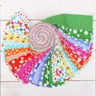 Premium Cotton Quilting Fabric Confetti Brights 40 Patterns - Sold By The Yard