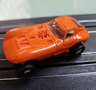 1960s Aurora T Jet Cheetah Orange Slot Car Nice Working  New Body Read Runs 