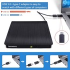 External Cd Dvd Drive  Usb 3 0 Player Burner Writer  For Pc Laptop Windows Macos
