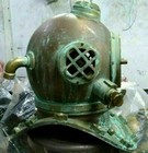Antique Morse Brass Diving Scuba Sca Divers Us Navy V Divers Deep Mark Helmet
