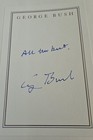 President George Herbert Walker Bush - Signed Memoir   All The Best   Writings