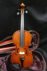 Vintage German Made 4 4 Stradivarius Copy Violin Outfit With 2 Bows   Case