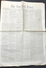 8-page Civil War Newspaper  New-york  Times For January 25   1865 Lee  Grant