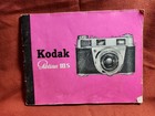 Vintage Kodak Retina Iiis Iii S 3s Camera Owners Instruction Manual