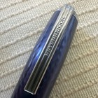 Esterbrook Blue Fountain Pen Chrome Trim Stainless Steel Nib Vintage Plastic