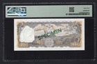 Nepal 10 Rupees Nd 1961  P14s  specimen  Uncirculated Grade 64