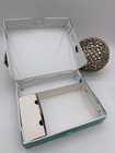 Vintage Disney The Little Mermaid Vinyl Storage Case Teal Ariel Flounder