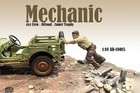 4x4 Mechanic Figure 5 Pushing Showcasts American Diorama 18015 1 18 3 5  Man