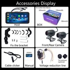 6 25  Ips Motorcycle Wireless Carplay Android Auto Navi Audio Receiver   Cam