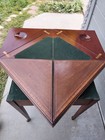 Antique Victorian Envelope Card Game Table Pop Up Fold Out Leaves