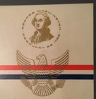 United States Lines Laminated Menu Covers - Geo  Washington   1st Thanksgiving