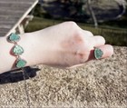 100  Natural Jadeite Jade Type A Bracelet Ring Set Laughing Buddha Jewelry