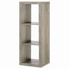 Better Homes   Gardens 3 Cube Storage Organizer Bookcase Shelf Wood Cabinet