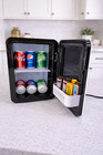 4 Liter Mini Fridge  Cooler And Warmer With Led Light  For Skincare And Drinks