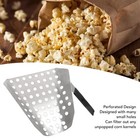 Popcorn Scoop Ergonomic Single Handle Stainless Steel Fries Scooper With Us
