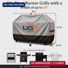 58 Inch Grill Cover  Heavy Duty Waterproof Gas Grill Cover  420d Outdoor Bbq Gri