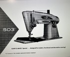 Large Deluxe-edition Instructions Manual Singer 503 503a Sewing Machine
