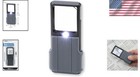 Illuminated 5x Aspheric Magnifier With Protective Sleeve - Perfect For Reading