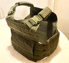 Condor Plate Carrier Tactical Vest Adjustable Mod Pockets Full Wrap Green Nice 