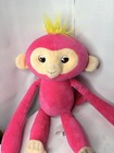 Fingerlings Plush Interactive Toys Hugs - Bella  pink  Advanced Baby Monkey Mint