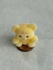 Lot Of 10 Vintage Miniature Flocked Teddy Bears Multi Colors Taiwan Mini Craft