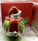 Home Reflections Luminary Flameless Candle   Timer Cat  Christmas Ornament C42