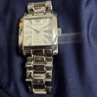Emporio Armani Silver Stainless Steel Quartz Men s Watch New Battery Ar0182