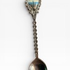 Vintage Mountain Tower Hot Springs Arkansas Souvenir Spoon