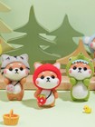 Puppy In Rabbit Costume Needle Felting Kit  Wizardi Diy Wool Craft Kit F07n8-w4