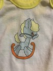 Vintage 1953 Infant Baby Tank Top Sleeveless W  Rocking Horse Print  0-3 Months 