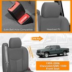 Seat Covers Replacement For 1999-2006 Chevy gmc 1500 Knitted Fabric Complete Set