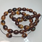 Natural Baltic Amber Islamic Prayer 33 Beads Misbaha Tasbih Rosary 72g Pressed