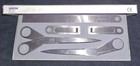 Vtg Lexon Office Ld-24 Norman Desk Set W scissors  Letter Opener  2 Money Clips