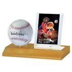 Ultra Pro Wood Base Ball   Card Holder  light Wood  Wooden Baseball Display Case